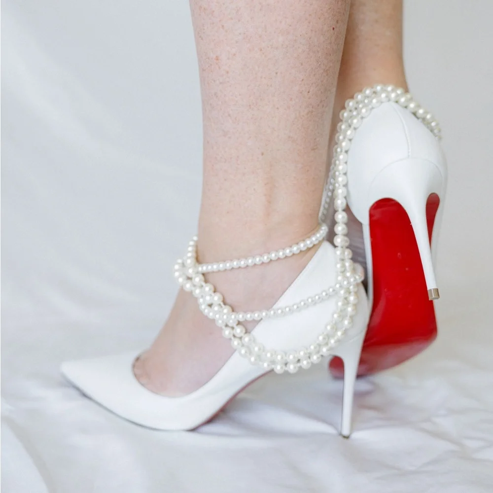 New in box! Christian Louboutin Iriza 85, white size EU 40/US 10